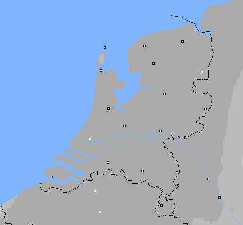 Bewolking Nederland