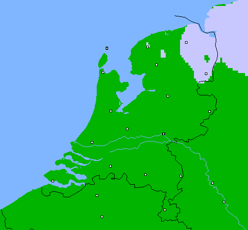 Neerslag (24 uur) Nederland
